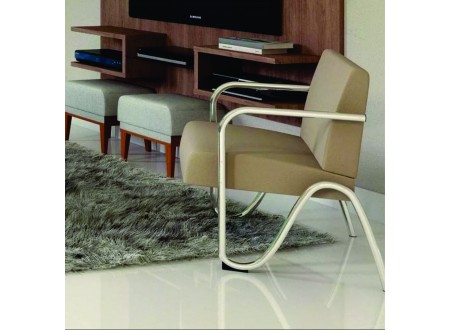 POLTRONA PARA RECEPÇÃO- CADEIRA REFORÇADA PARA SALA DE ESPERA E RECEPÇÃO